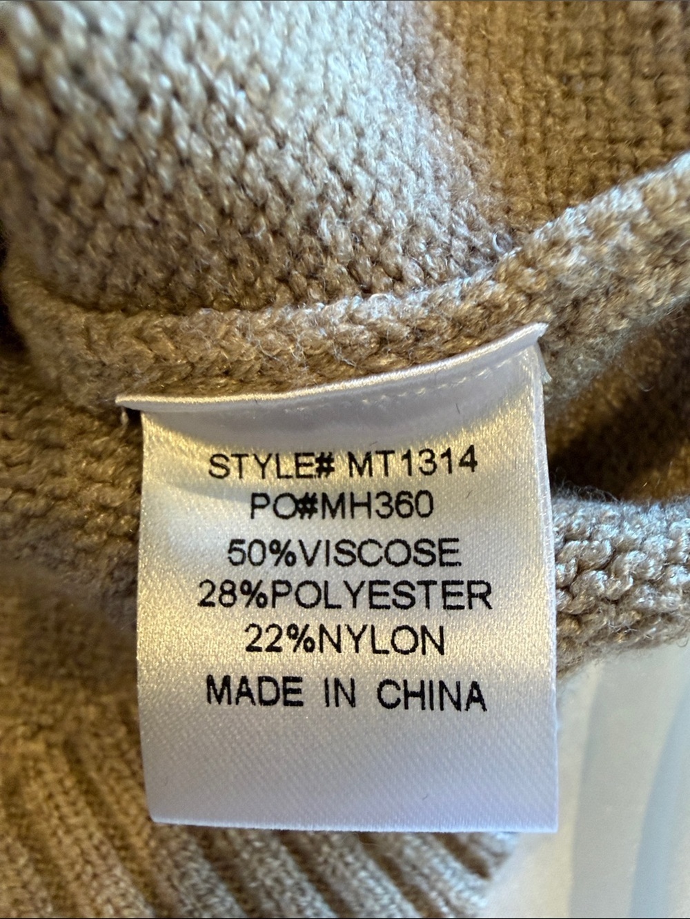 NWOT MIMOSA Sleeveless Turtleneck Sweater Top Size XS - Picture 3 of 4